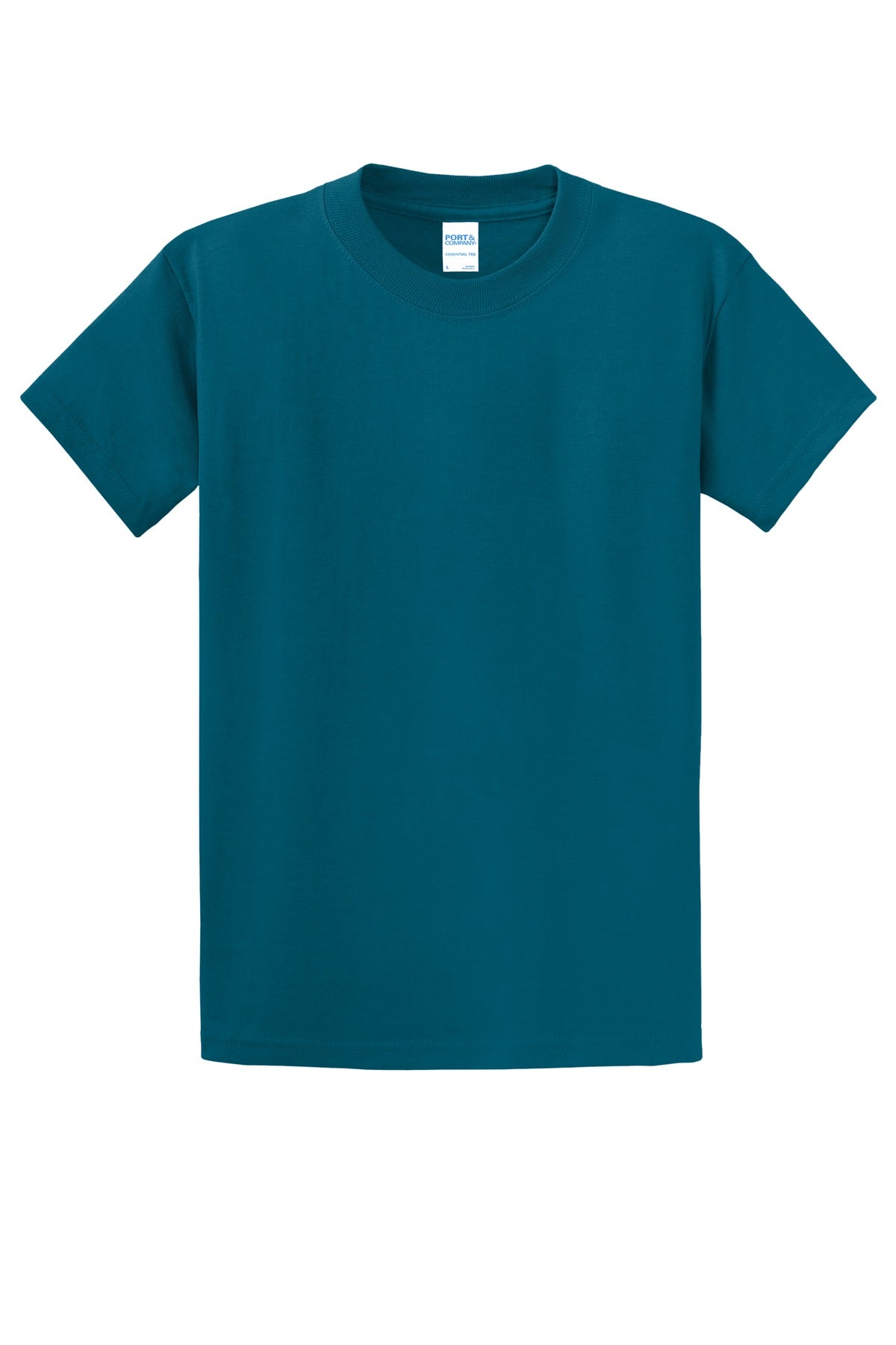 Custom Embroidered Port & Co T-Shirts  in Teal