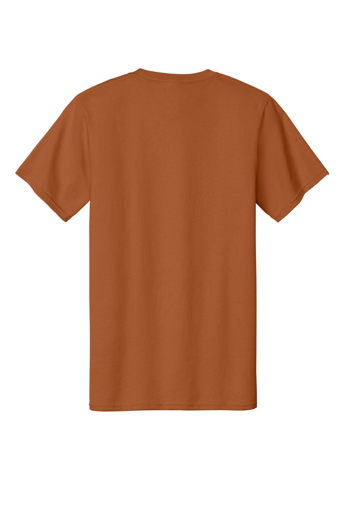 Custom Embroidered Port & Co T-Shirts  in Texas Orange