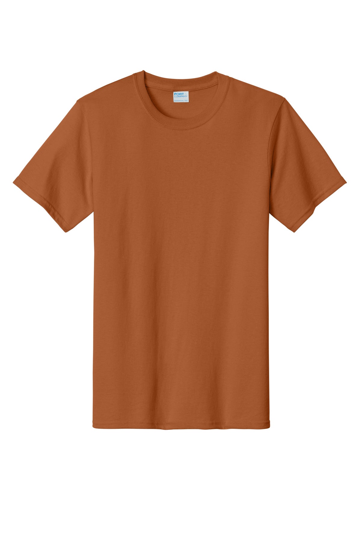 Custom Embroidered Port & Co T-Shirts  in Texas Orange