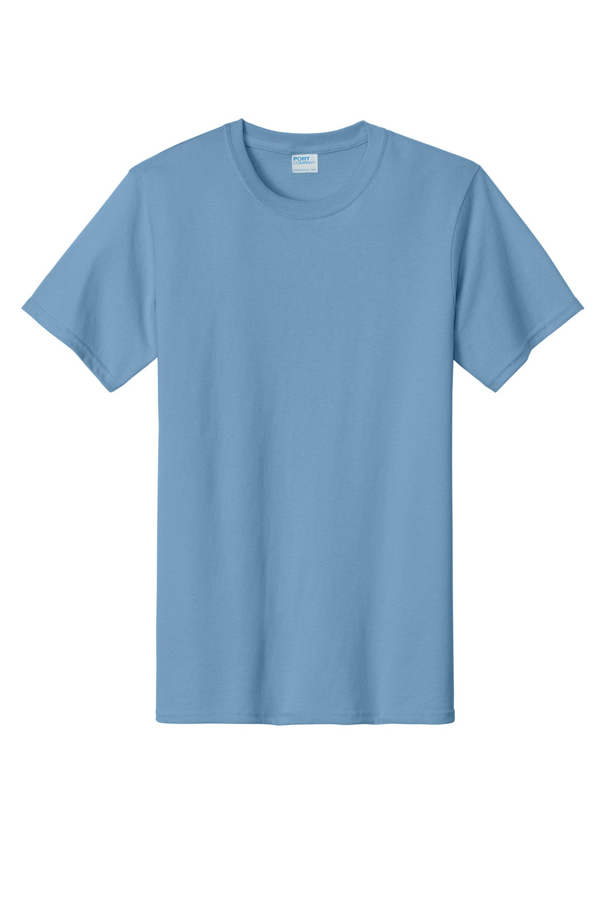 Custom Embroidered Port & Co T-Shirts  in Tundra Blue