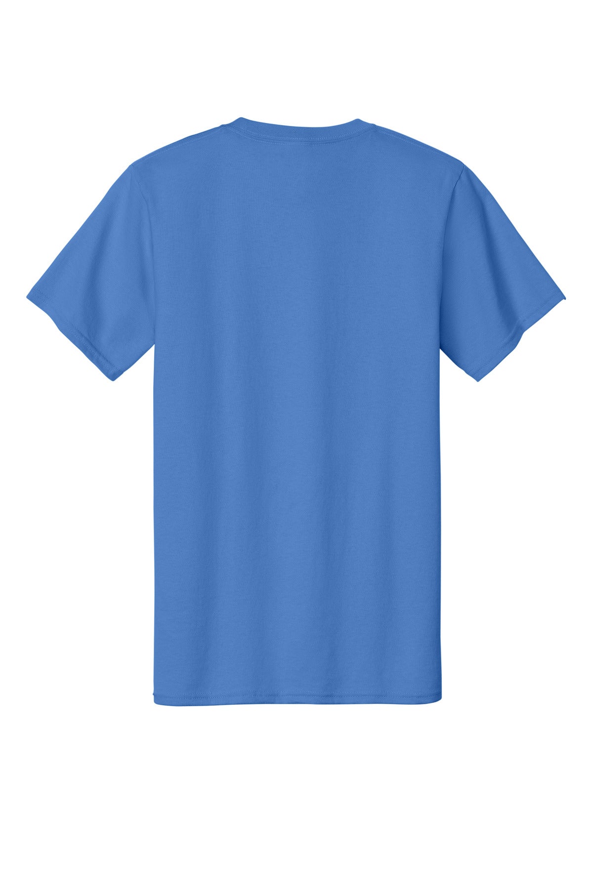 Custom Embroidered Port & Co T-Shirts  in Ultramarine Blue