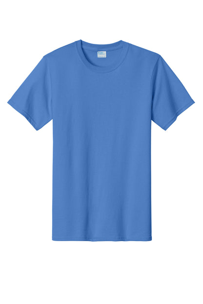 Custom Embroidered Port & Co T-Shirts  in Ultramarine Blue
