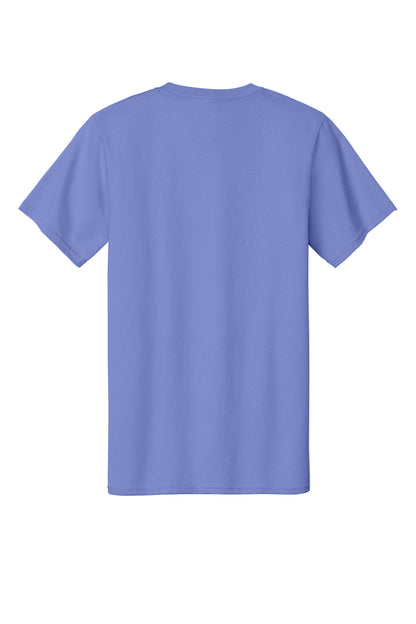 Custom Embroidered Port & Co T-Shirts  in Violet