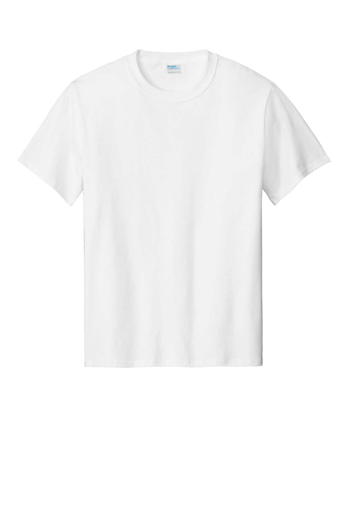 Custom Embroidered Port & Co T-Shirts  in White