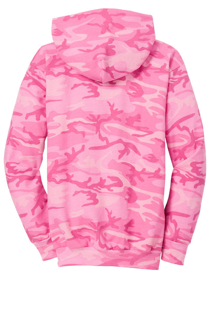 Port & Company Core Fleece Camo Pullover Hooded Sweatshirt. PC78HC