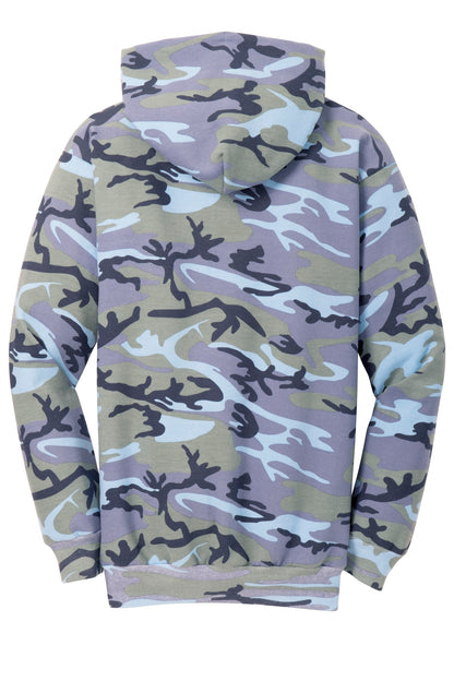 Port & Company Core Fleece Camo Pullover Hooded Sweatshirt. PC78HC
