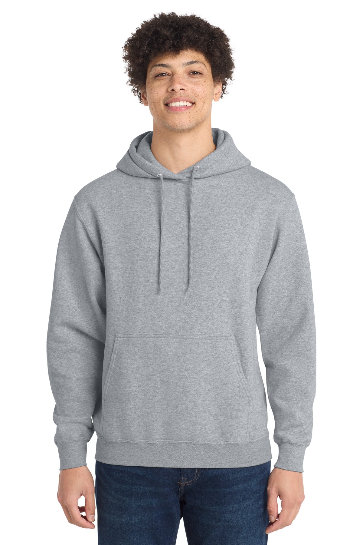 Custom Embroidered Port & Co Sweatshirts/Fleece in Athletic Heather