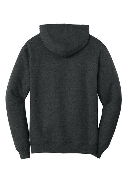 Custom Embroidered Port & Co Sweatshirts/Fleece in Black Heather