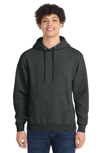Custom Embroidered Port & Co Sweatshirts/Fleece in Black Heather