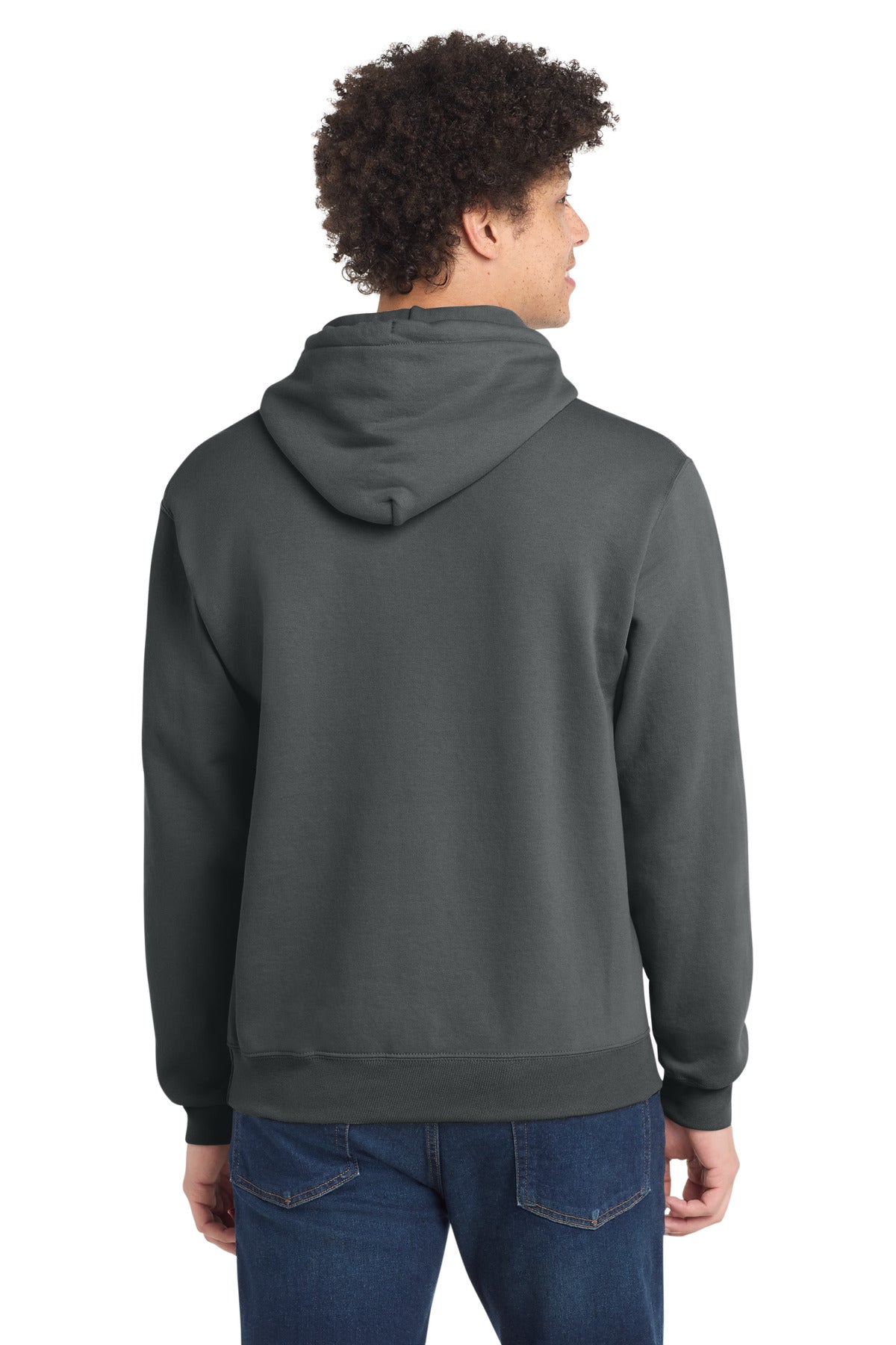 Custom Embroidered Port & Co Sweatshirts/Fleece in Charcoal