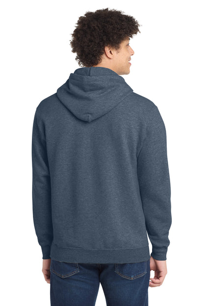 Custom Embroidered Port & Co Sweatshirts/Fleece in Heather Navy
