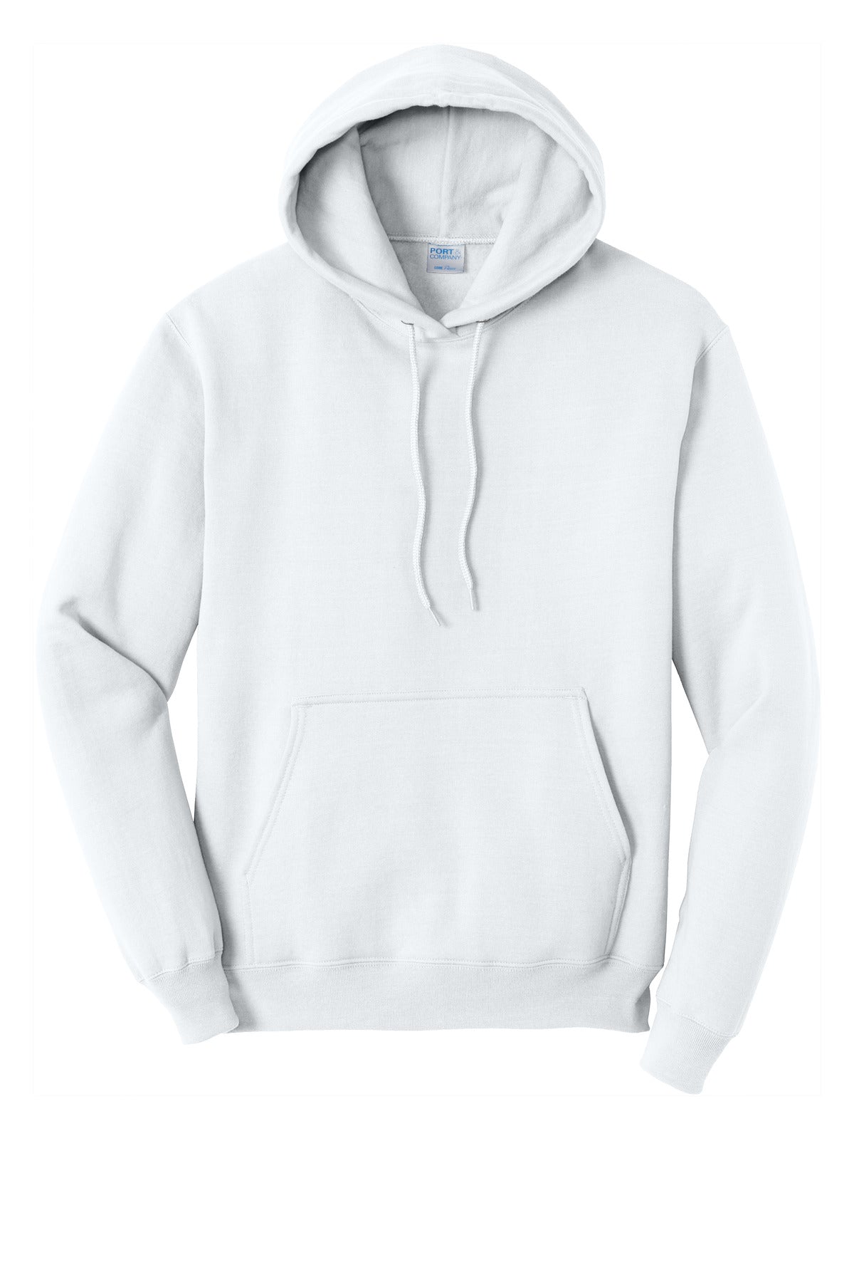 Custom Embroidered Port & Co Sweatshirts/Fleece in White