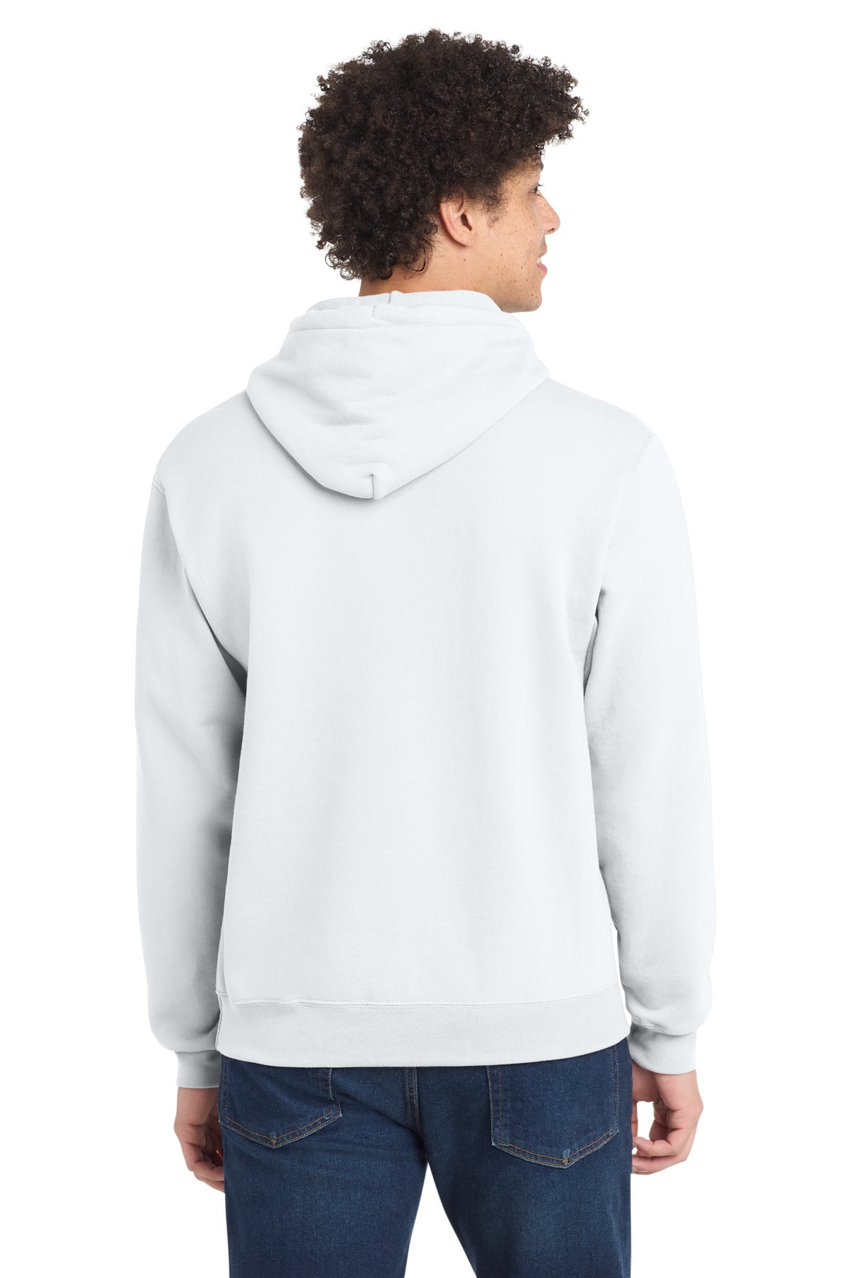 Custom Embroidered Port & Co Sweatshirts/Fleece in White