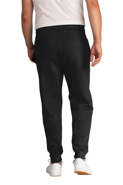 Custom Embroidered Port & Company  Core Fleece Jogger. PC78J,Jet Black