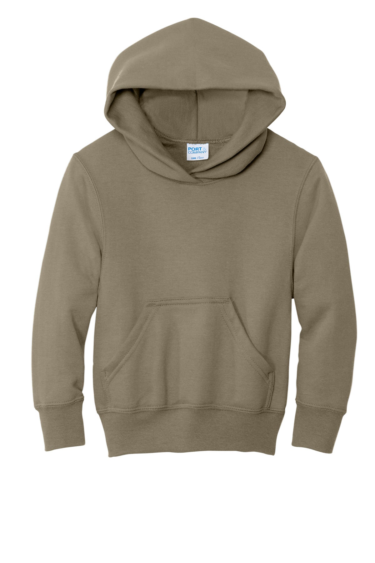 Custom Embroidered Port & Co Sweatshirts/Fleece in Coyote Brown