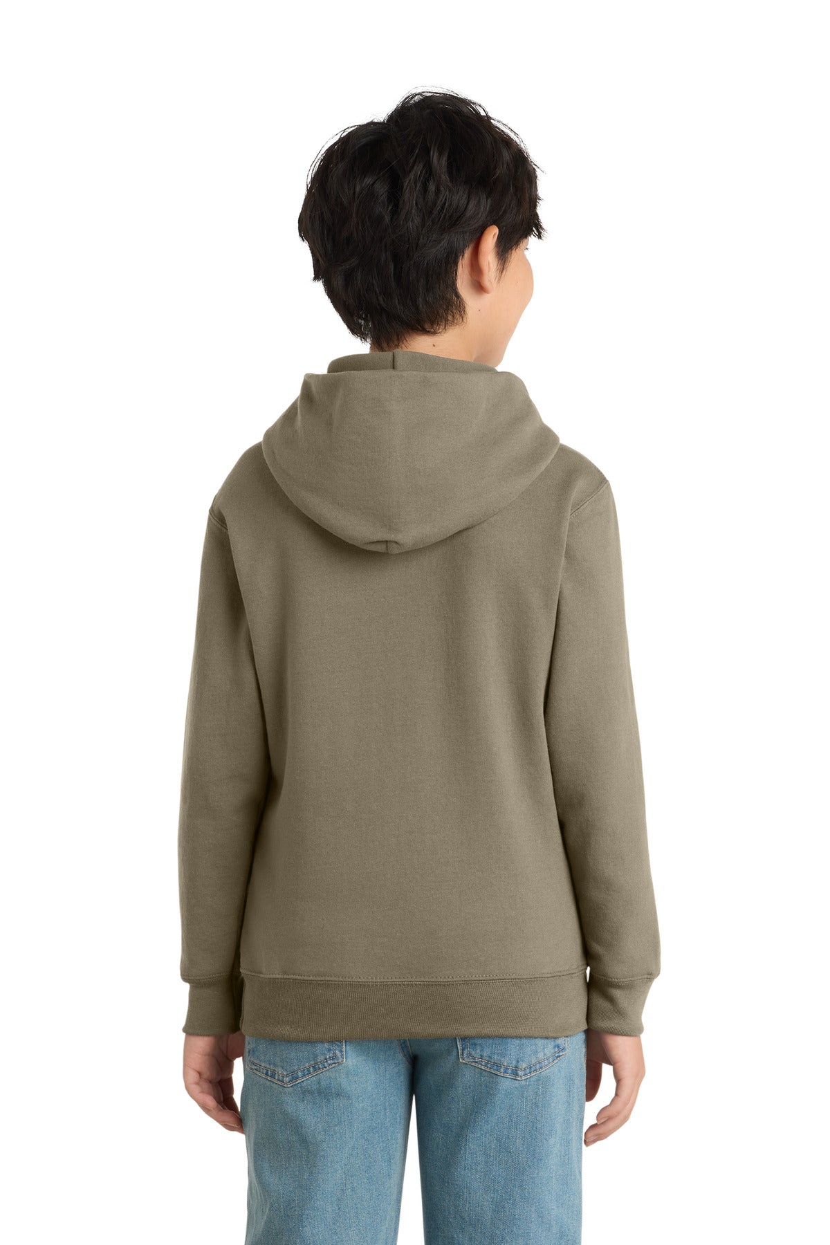 Custom Embroidered Port & Co Sweatshirts/Fleece in Coyote Brown