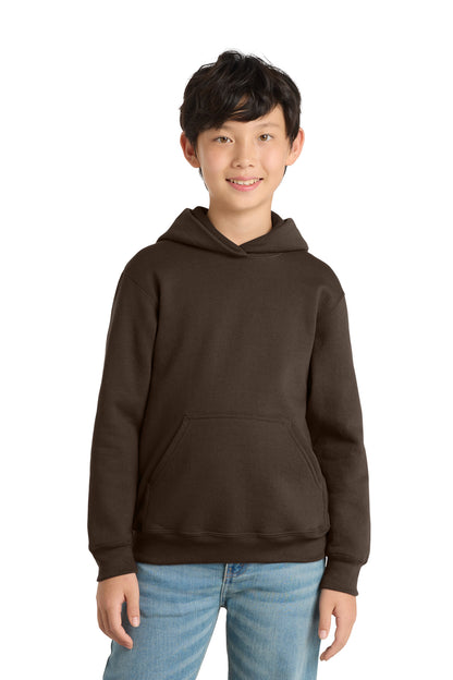 Custom Embroidered Port & Co Sweatshirts/Fleece in Dark Chocolate Brown
