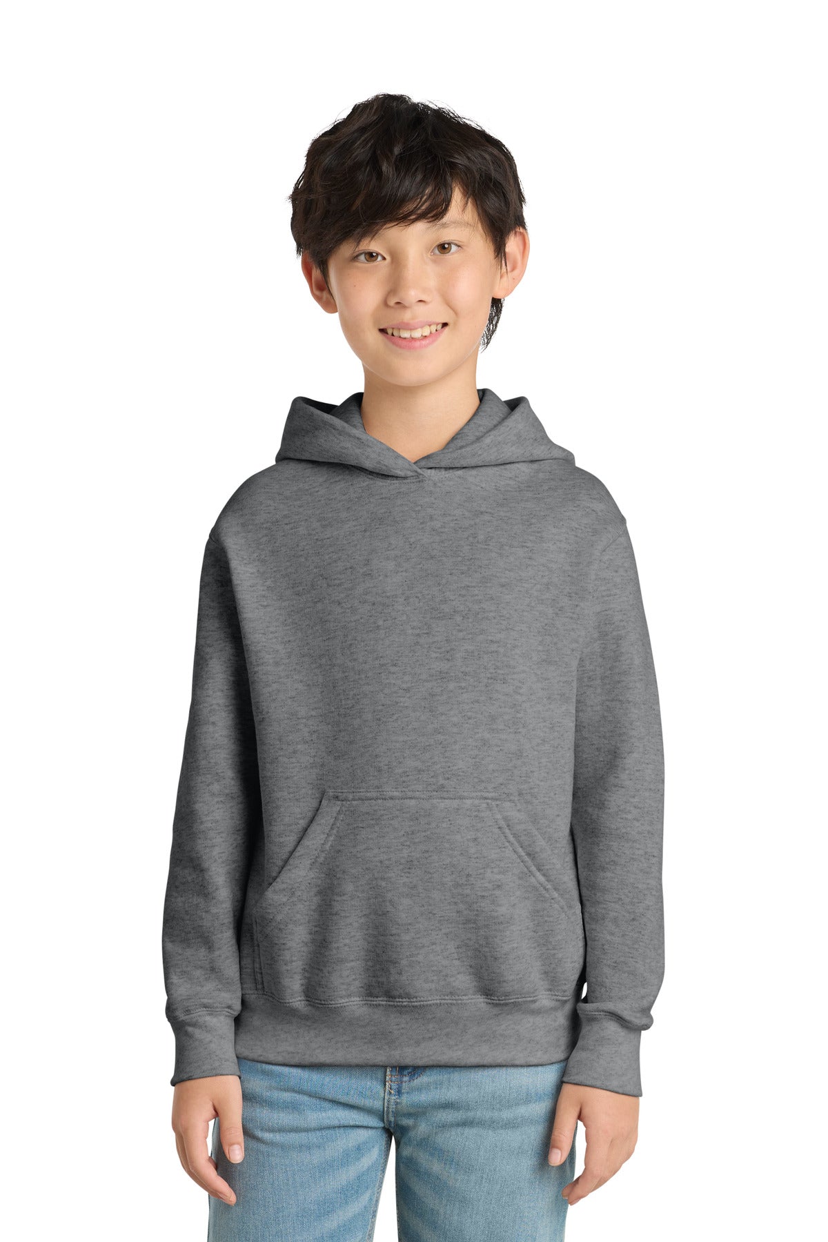 Custom Embroidered Port & Co Sweatshirts/Fleece in Graphite Heather