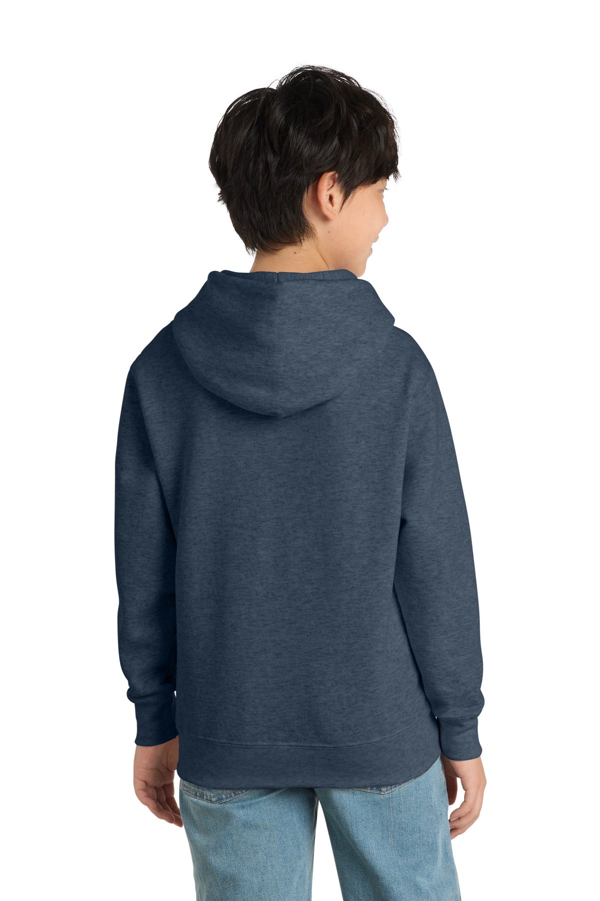 Custom Embroidered Port & Co Sweatshirts/Fleece in Heather Navy