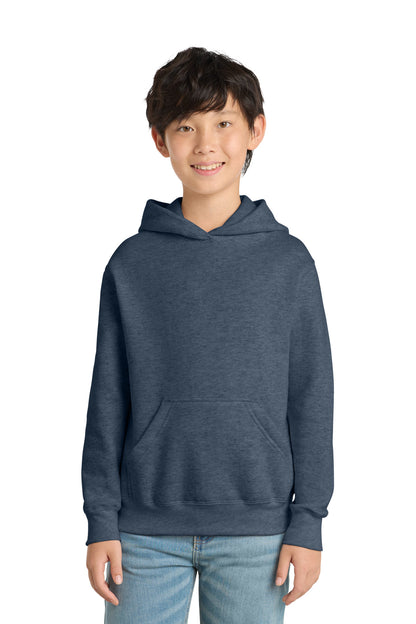 Custom Embroidered Port & Co Sweatshirts/Fleece in Heather Navy