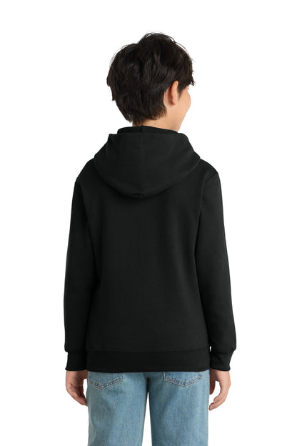 Custom Embroidered Port & Co Sweatshirts/Fleece in Jet Black