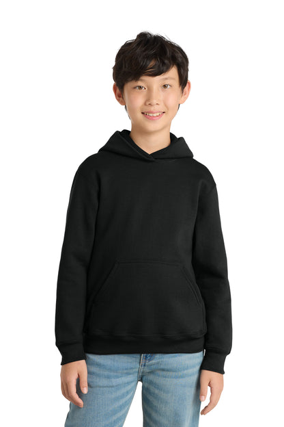 Custom Embroidered Port & Co Sweatshirts/Fleece in Jet Black