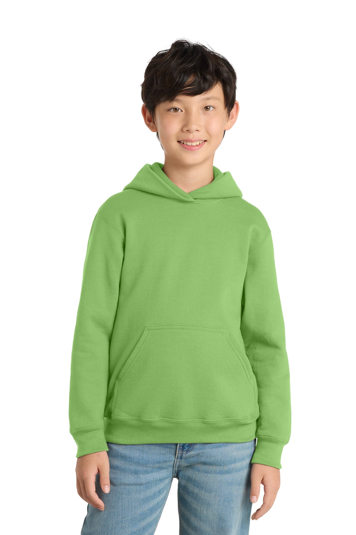 Custom Embroidered Port & Co Sweatshirts/Fleece in Lime