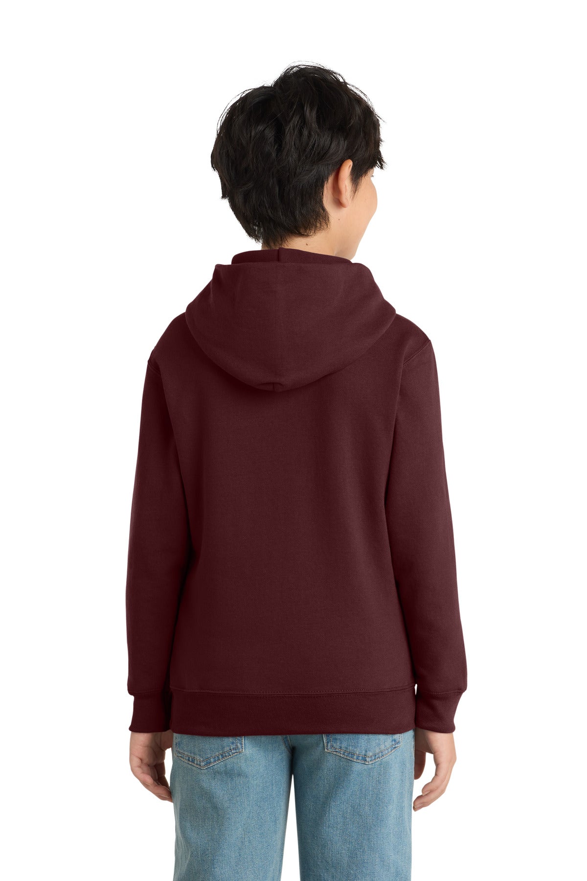 Custom Embroidered Port & Co Sweatshirts/Fleece in Maroon