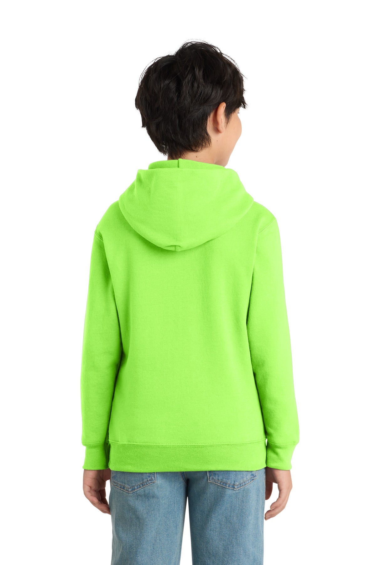 Custom Embroidered Port & Co Sweatshirts/Fleece in Neon Green