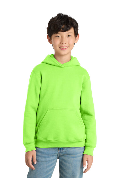 Custom Embroidered Port & Co Sweatshirts/Fleece in Neon Green