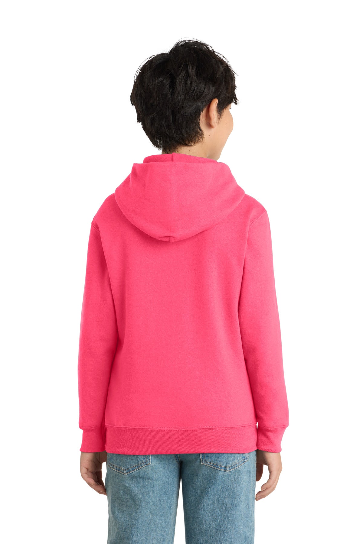 Custom Embroidered Port & Co Sweatshirts/Fleece in Neon Pink
