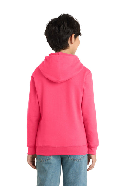 Custom Embroidered Port & Co Sweatshirts/Fleece in Neon Pink