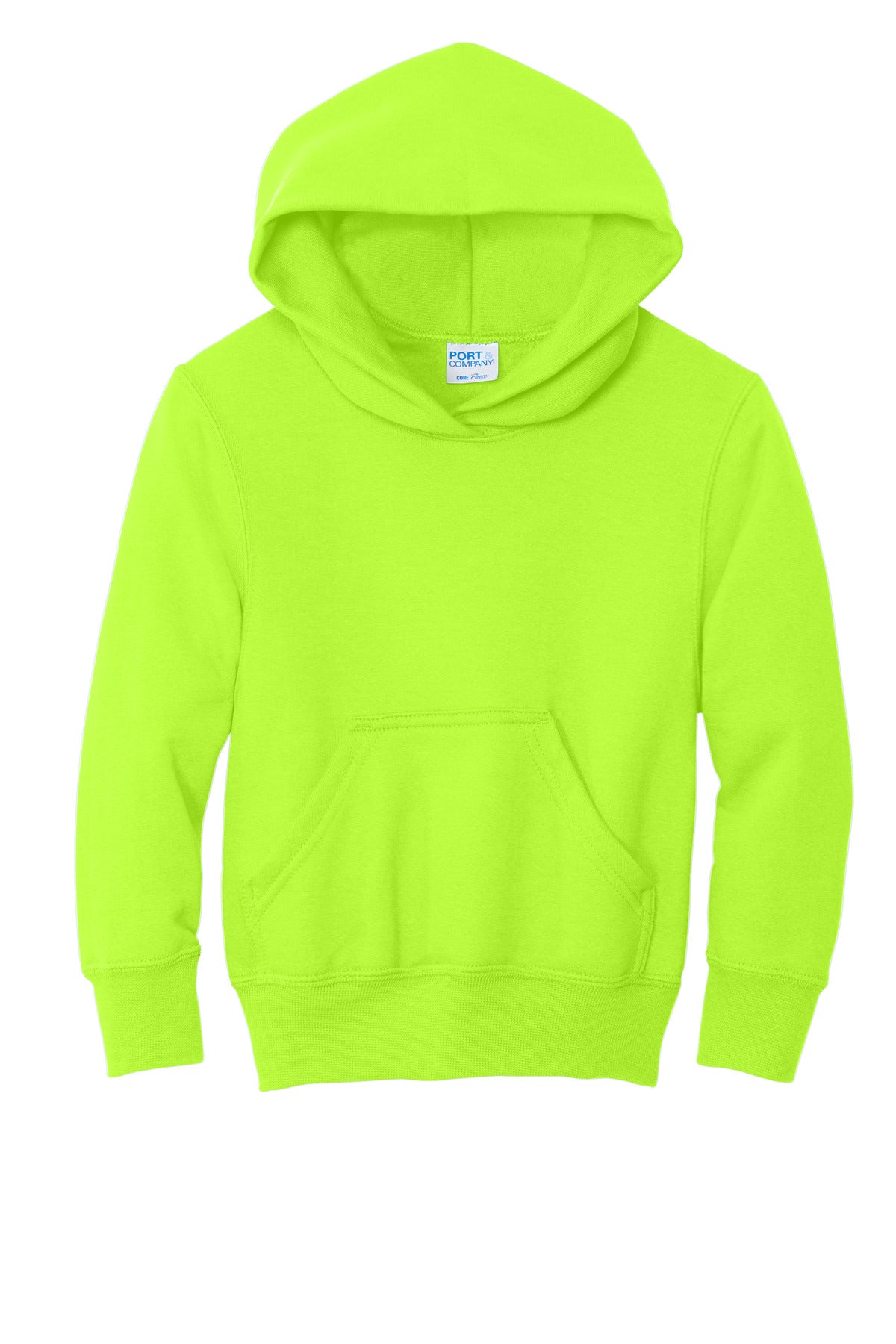 Custom Embroidered Port & Co Sweatshirts/Fleece in Neon Yellow