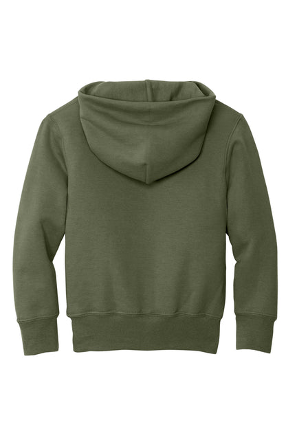 Custom Embroidered Port & Co Sweatshirts/Fleece in Olive Drab Green