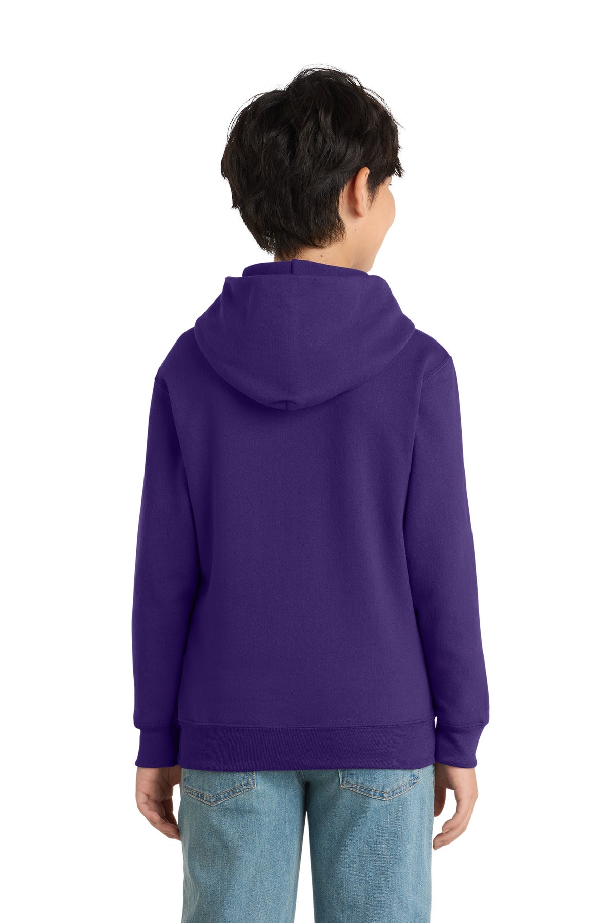 Custom Embroidered Port & Co Sweatshirts/Fleece in Team Purple