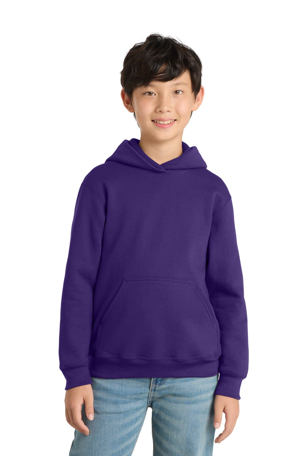 Custom Embroidered Port & Co Sweatshirts/Fleece in Team Purple