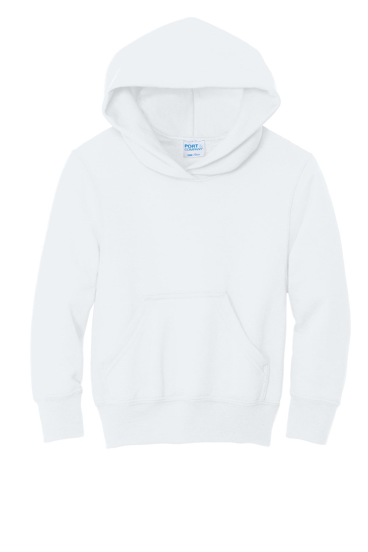 Custom Embroidered Port & Co Sweatshirts/Fleece in White
