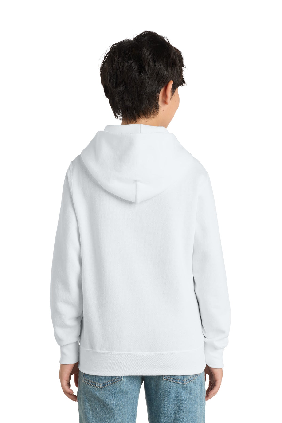 Custom Embroidered Port & Co Sweatshirts/Fleece in White