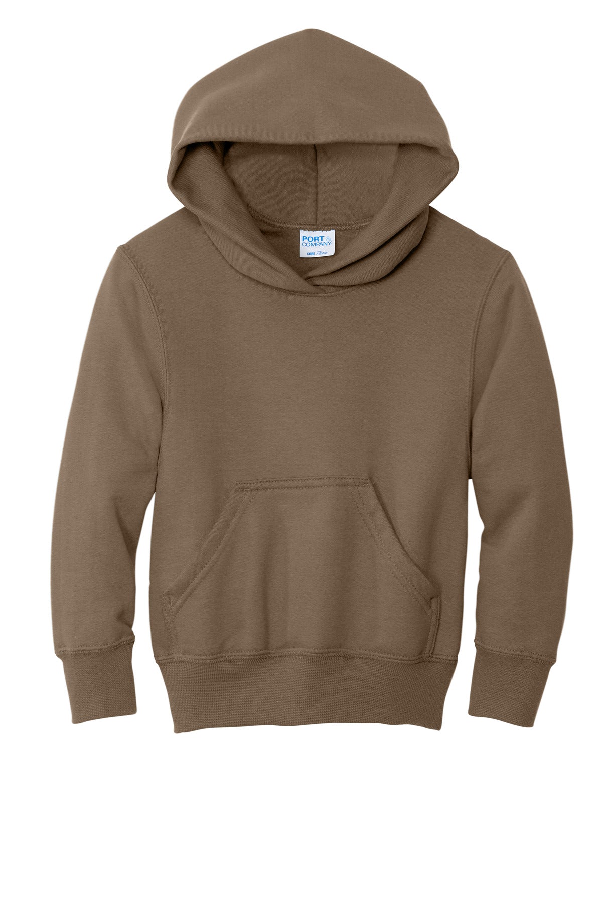 Custom Embroidered Port & Co Sweatshirts/Fleece in Woodland Brown