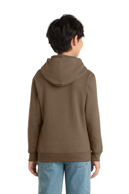 Custom Embroidered Port & Co Sweatshirts/Fleece in Woodland Brown