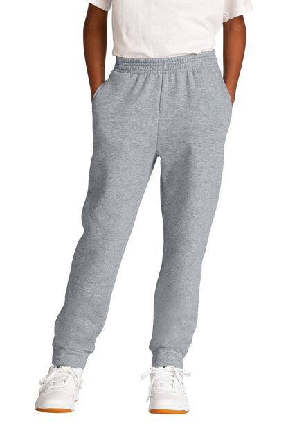 Custom Embroidered Port & Co Sweatshirts in Athletic Heather