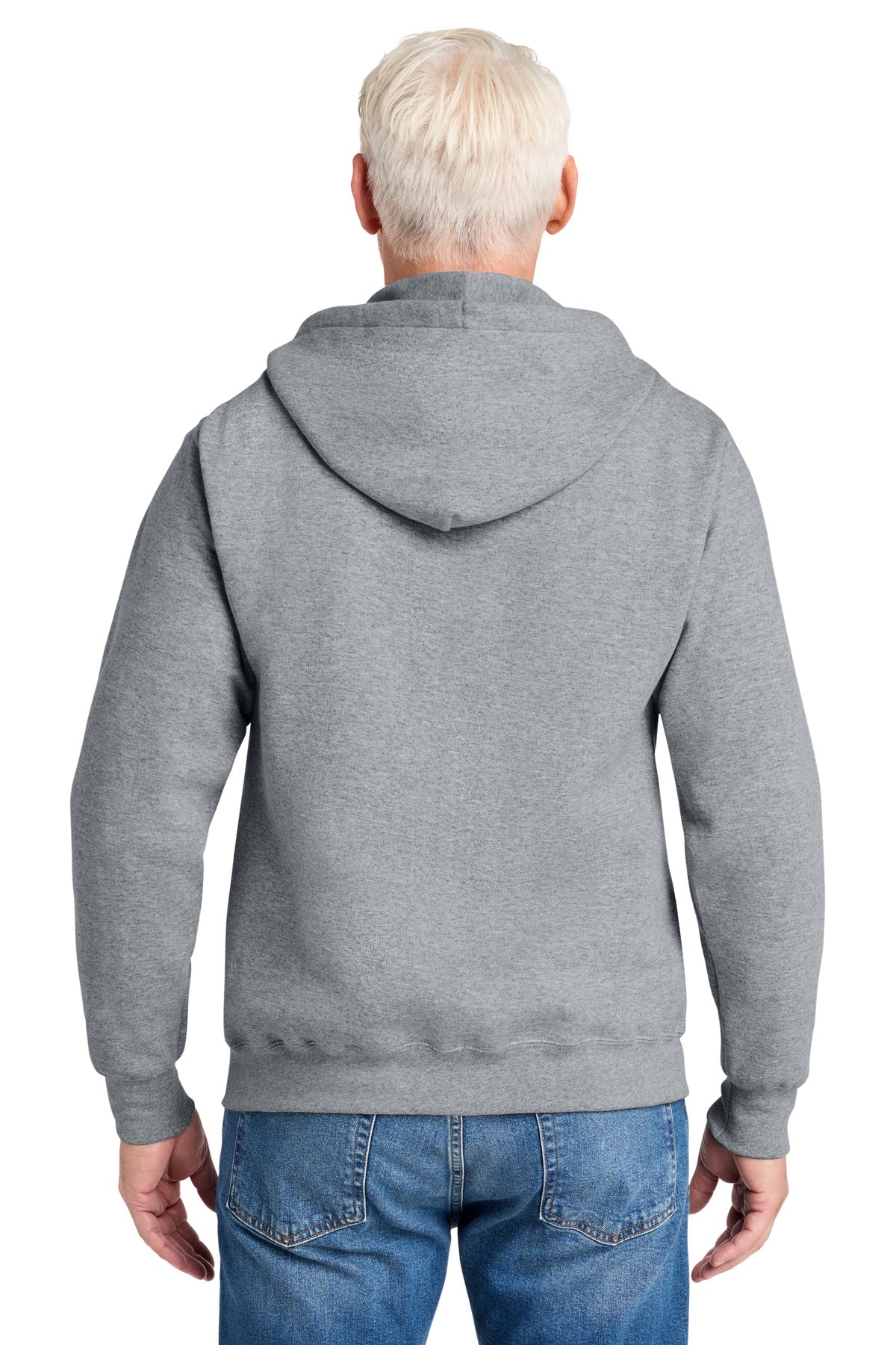 Custom Embroidered Port & Co Sweatshirts in Athletic Heather