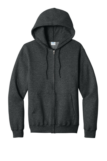 Custom Embroidered Port & Co Sweatshirts in Black Heather