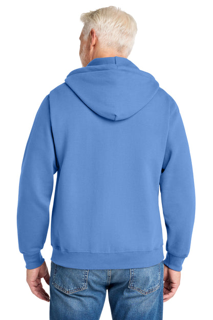 Custom Embroidered Port & Co Sweatshirts in Carolina Blue
