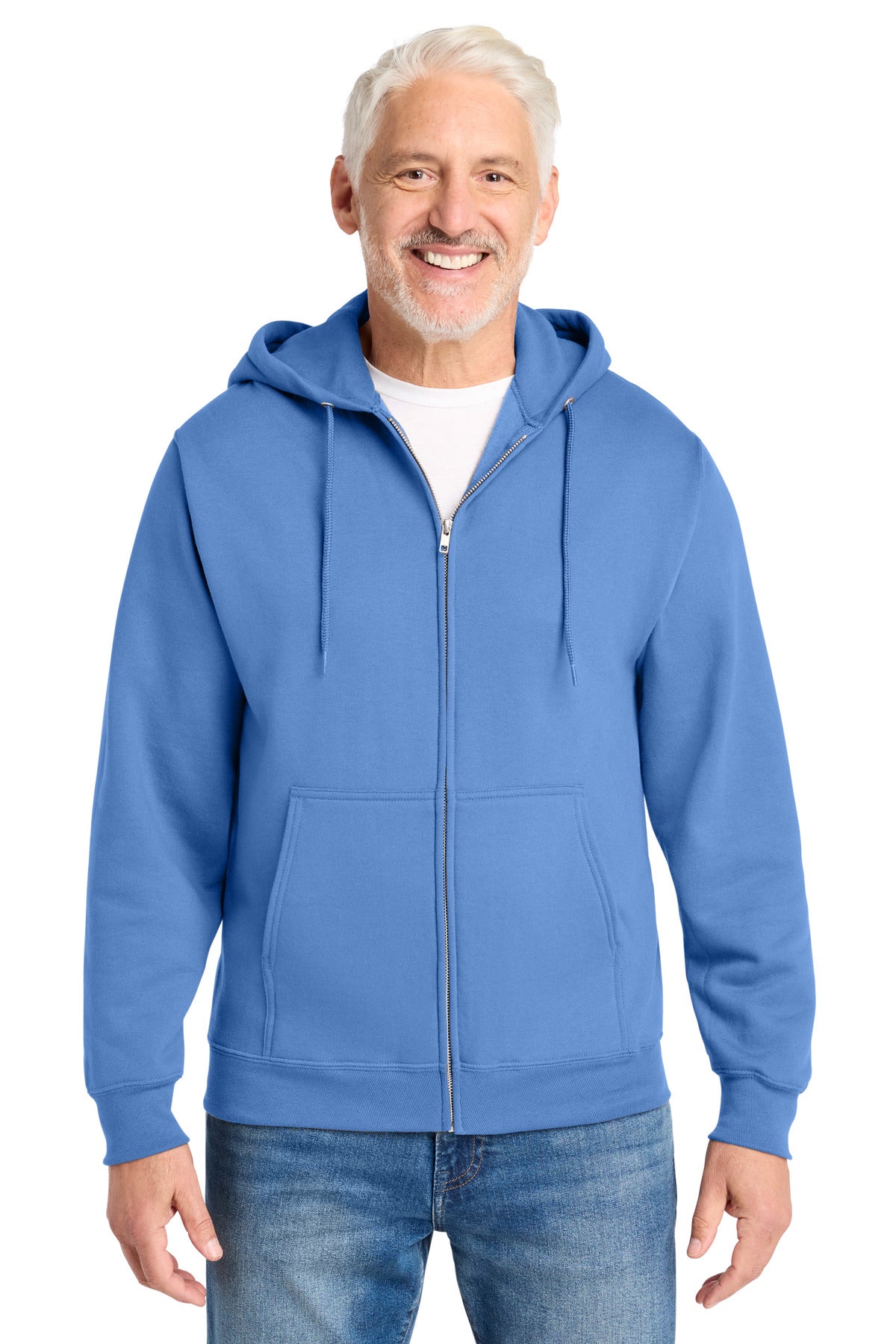 Custom Embroidered Port & Co Sweatshirts in Carolina Blue