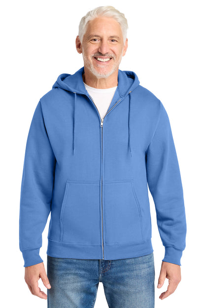 Custom Embroidered Port & Co Sweatshirts in Carolina Blue