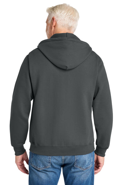 Custom Embroidered Port & Co Sweatshirts in Charcoal