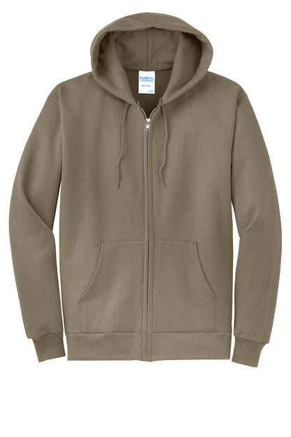 Custom Embroidered Port & Co Sweatshirts in Coyote Brown