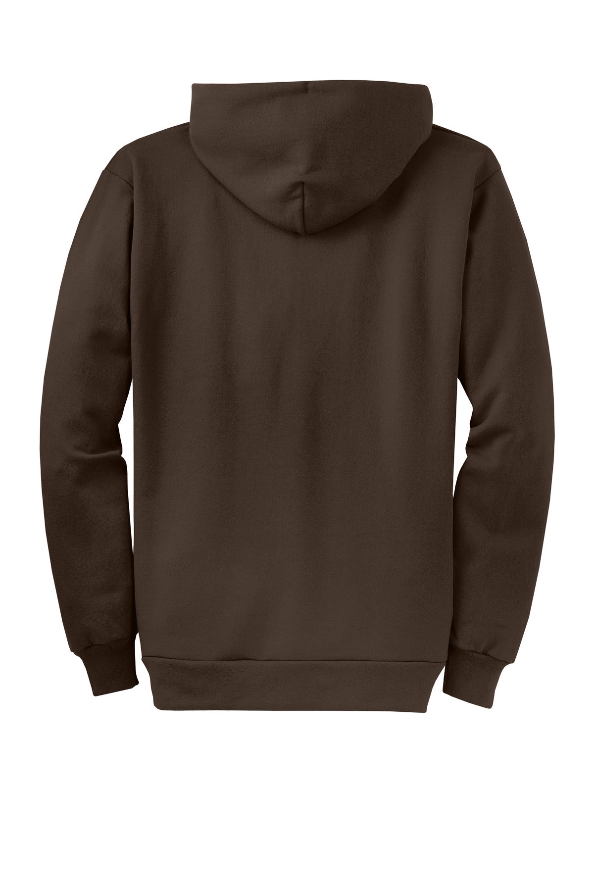 Custom Embroidered Port & Co Sweatshirts in Dark Chocolate Brown