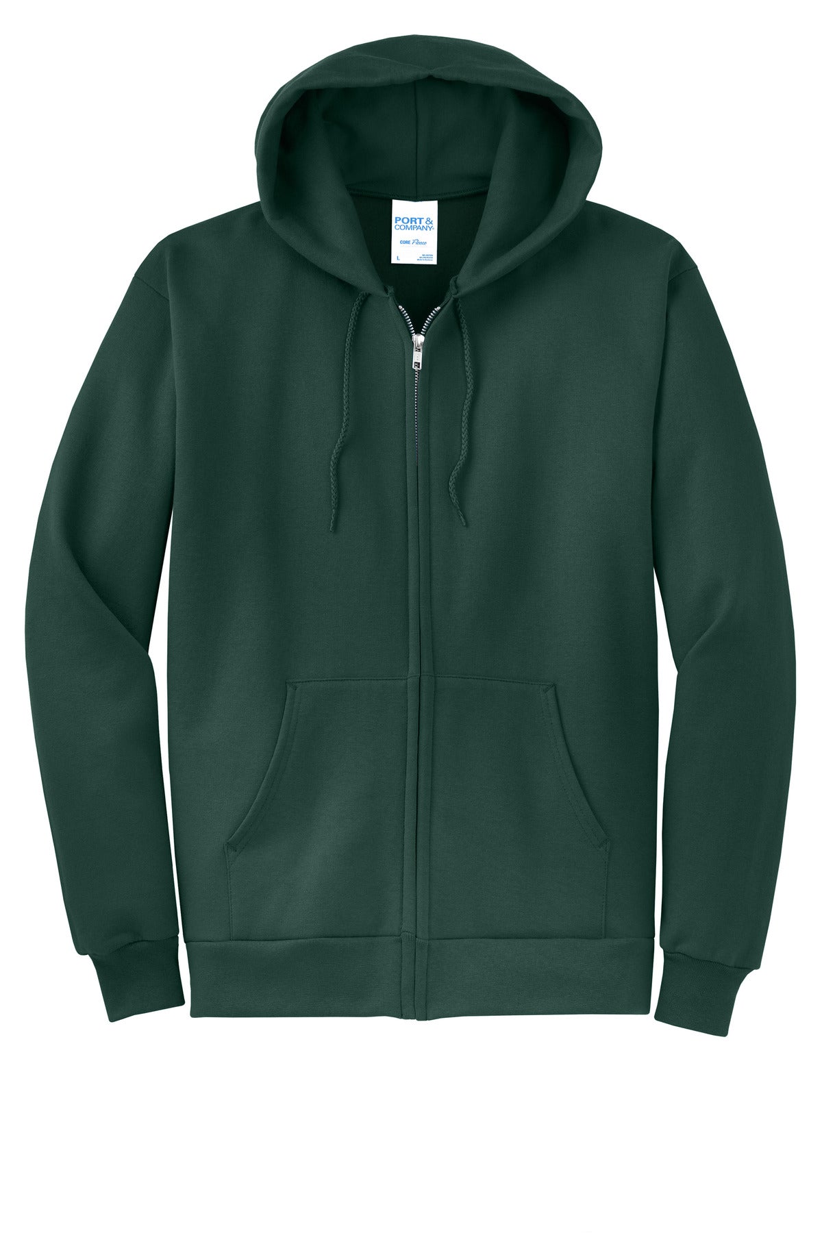 Custom Embroidered Port & Co Sweatshirts in Dark Green